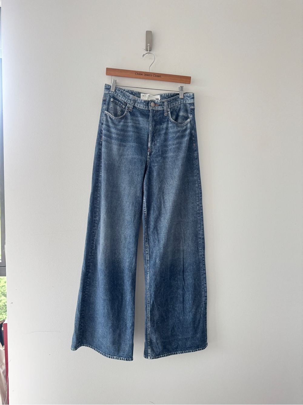 RAG & BONE Miramar Sofie Wide Leg Jeans 28 - Picture 4 of 6